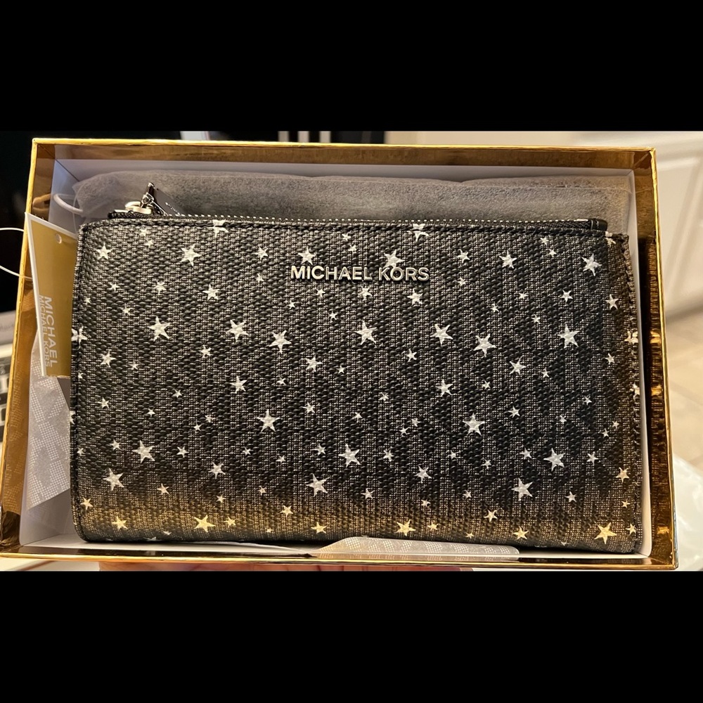 Michael Kors Double Zip Wristlet